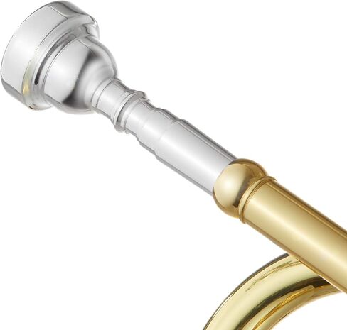 Ashthorpe Standard Bb Trumpet with Gold Brass Finish - Includes Case, Mouthpiece, Gloves, Cleaning Cloth, Valve Oil in Kuwait