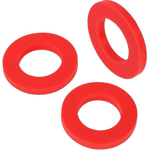 10-Pack 1/2 Inch Garden Hose Washers – Heavy Duty Red Rubber Flat Gaskets & O-Rings for Garden Hose Fittings, Leak-Proof and Reusable in Saudi Arabia