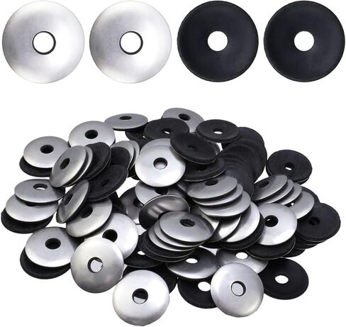 Antrader 1/4" x 1" غسالات النيوبرين، غسالات الختم المستعبدة من النيوبرين EPDM، M6.3 x 25 مم، 304 الفولاذ المقاوم للصدأ، 100 قطعة in Kuwait