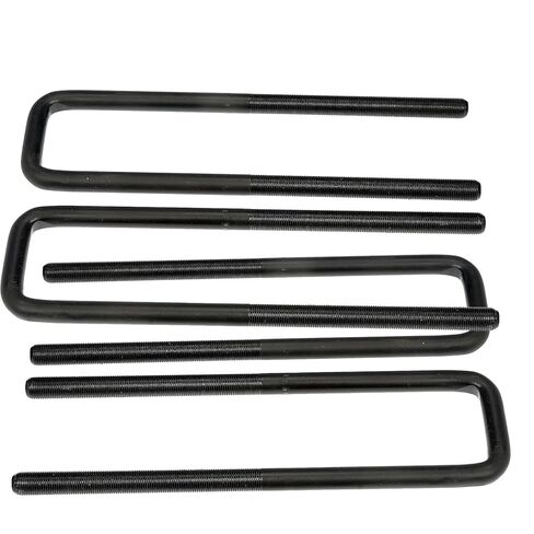 4PCS Square U-Bolts 2.5" Wide Suspension Leaf Springs 7.75" Long Extended Axle Square Bend U-Bolts with Hardware in Saudi Arabia