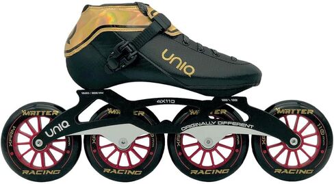 Uniq Q8 Inline Speed Skates - Microfiber Aluminum - for Speed or Serious Fitness Skaters in Saudi Arabia