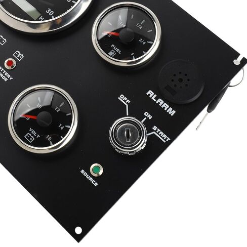 5 Gauge Set Instrument Panel 12V 7 Colors Oil Temperature Oil Pressure Voltage Display for Marine Boat Can Holders 3 4 in a Can Holders 3 4 in and The Be Accommodate Between in Saudi Arabia
