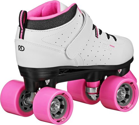 Roller Derby Str Seven Women's Roller Skate, White/Pink, 10 in Saudi Arabia