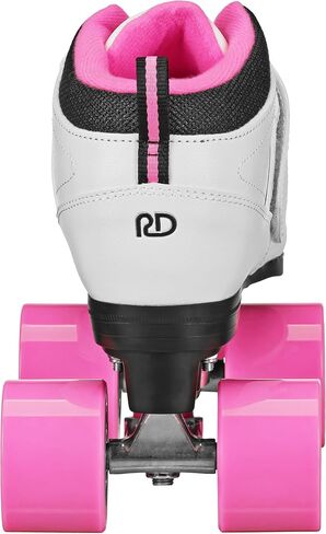 Roller Derby Str Seven Women's Roller Skate, White/Pink, 10 in Saudi Arabia