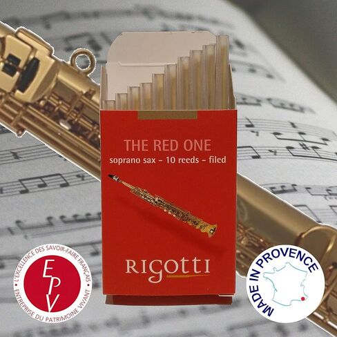 Rigotti RG.CSS Gold Classic Soprano Saxophone Reeds - 2.5 Strong (10-pack) in Kuwait