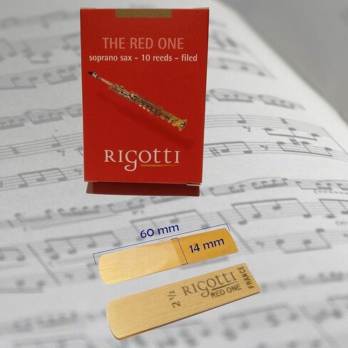 Rigotti RG.CSS Gold Classic Soprano Saxophone Reeds - 2.5 Strong (10-pack) in Kuwait