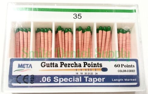 META Gutta PERCHA Points .06 Special Taper #35 (60pts/1pk) in Kuwait