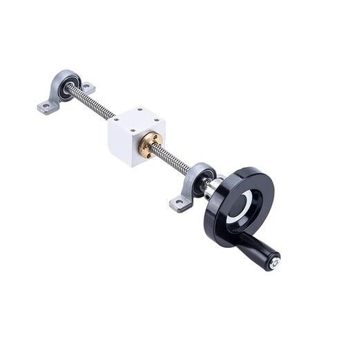 1 Set 550mm 3D Printer and T8 Lead Screw 8mm + Brass nut + KP08 Bearing Bracket + Hand Wheel + housing Bracket(Lead 14mm KP Set) in Saudi Arabia