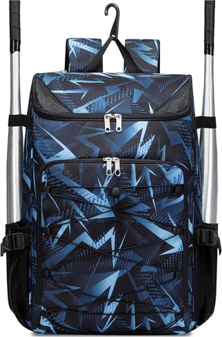 Baseball Softball Equipment Bag for Boys Girls Ages 8-12 10-12 12-14 Large Kids Youth Bat Bag Backpack with Ventilated Shoe Compartment Baseball Softball Stuff Supplies in Kuwait