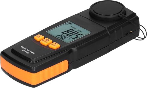 مقياس الإضاءة المحمول Luxmeter 0.1LX عالي الدقة 1900 ذاكرة بيانات - قياس سريع لكثافة الضوء، تحليل برامج الكمبيوتر للاستخدام الداخلي والخارجي in Saudi Arabia