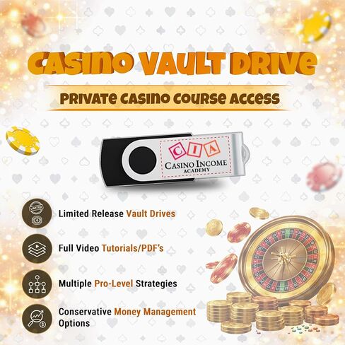 Even Money Cycler (إتقان الكازينو) - دورة الإستراتيجية الاحترافية - الاستراتيجيات الخاصة/دروس فيديو لإدارة الأموال والمواد الإضافية - تسليم محرك أقراص USB بإصدار محدود in Kuwait