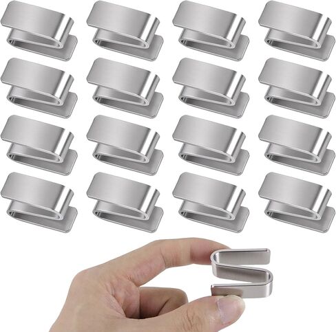 8 Pack Connecting S Hook for Wire Shelf System,Wire Shelf S Hooks - Heavy Duty 304 Stainless Steel - for Warehouses Shopping Malls Garden Places in Kuwait