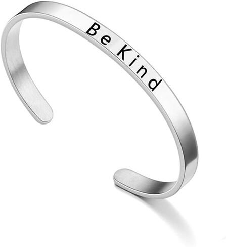 MIFYNN Be Kind of A Bitch سوار الفولاذ المقاوم للصدأ الكفة سوار الصداقة الملهمة Be Kind of A Bitch سوار للنساء in Kuwait