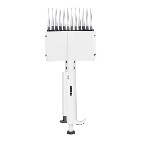 Multichannel Pipette, Adjustable 12 Channel 0.5-10μl, high Tech Materials, Digital Window, ISO 8655 Standard Accuracy, Convenient Maintenance, Suitable for 96 Orifice Plate, in Saudi Arabia