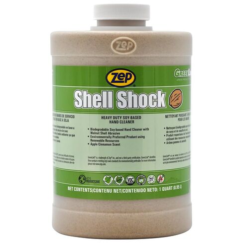 Zep Shell Shock Industrial Hand Cleaner - 32 Oz (Pack of 1) 318504 Made With Biodegradable Soy and Walnut-Based Formula For An Exceptional Clean in Saudi Arabia