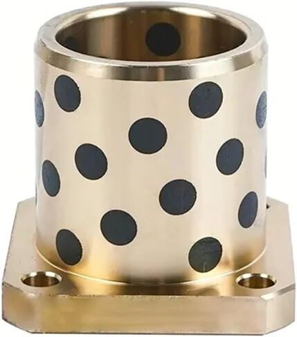 كم المحمل، 1 قطعة سلسلة ID MPTSZ8MM شفة الجرافيت النحاس كم محمل التشحيم الذاتي مقاومة التآكل جلبة خالية من الزيت in Kuwait