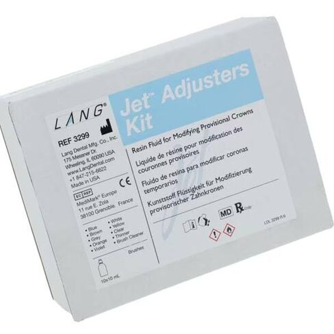 طقم نظام الراتنج السائل 3299K Jet Adjusters من Lang Dental 10 مل 1 من كل 8/عبوة in Kuwait