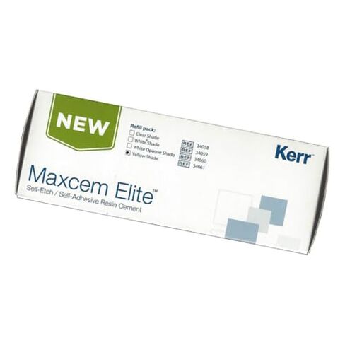 كير دينتال 34060 ماكسسيم إيليت لاصق راتينج ذاتي النقش أسمنت أبيض معتم 2/Pk 5 جم in Kuwait