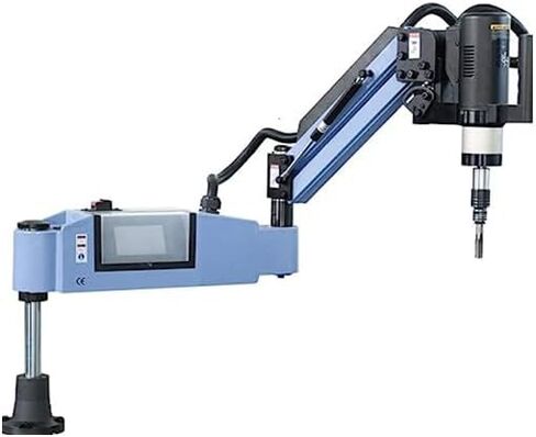 US Stock M6-M30 Electric Tapping Machine 0-200rpm/min Electric Tapper Machine Tapping Arm 12Pcs ANSI standard Collets Universal Type Flexible Arm Nut-tapping Machine in Saudi Arabia