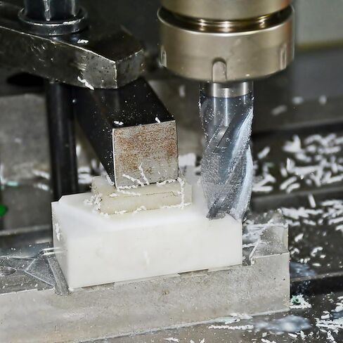 قطعتان من كتلة بلاستيكية HDPE مقاس 30.48 سم × 7.62 سم ​​× 2.54 سم، كتلة من البولي إيثيلين الأبيض، شريط صلب مستطيل من البلاستيك النايلون لمشروعات DIY نماذج أولية لتحسين أرضية المنزل in Kuwait