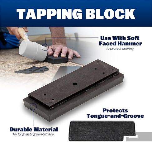 MARSHALLTOWN Flooring Installation Kit Tapping Block, Block Only, for LVP Laminate, TB7 in Saudi Arabia