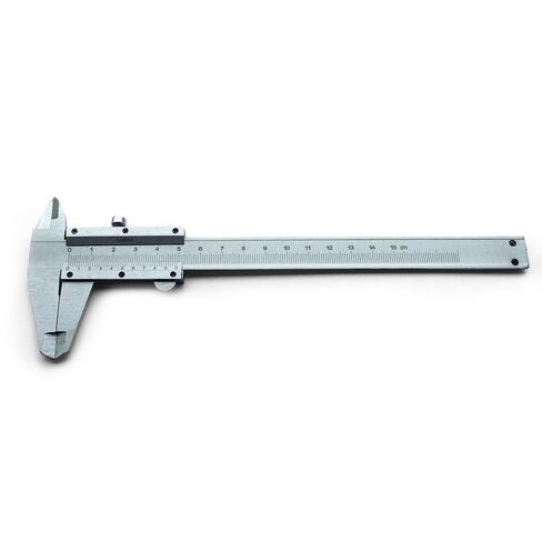 Metal Caliper Measuring Tool 150mm*0.01mm Stainless Steel Caliper Measuring Tool Calibrador Machinist Tools Micrometer Inch/MM/Fraction for DIY/Household in Saudi Arabia
