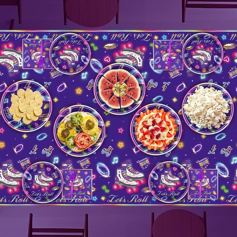 160 حزمة من لوازم حفلات التزلج على الجليد من Let's Roll لوازم أعياد الميلاد، مجموعة أدوات مائدة لحفلات التزلج على الجليد لتزيين حفلات التزلج تحت عنوان 40 قطعة in Kuwait