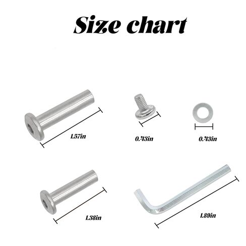 8PCS Inline Skate Wheel Axles, 6mm OD Hex Socket Screws (30mm & 35mm) with Installation Tool, Roller Blades Replacement Skate Hardware Repair Kit in Saudi Arabia