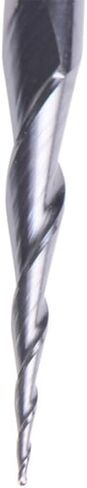 5pcs HRC55 Tapered Ball Nose Spiral End Mill R0.5xD4x20.5x50L Tungsten Solid Carbide CNC Router Bits 2 Flute Ball Nose End Mill Milling Cutter in Saudi Arabia