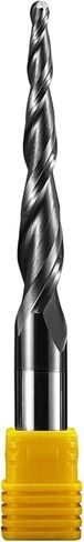 1pcs Tapered Ball Nose End Mills R0.25-R2.0 Tungsten Solid Carbide End Mill 3.175mm-8mm Shank CNC Taper Wood Metal Milling Cutter(R0.5X15X3.175DX38L) in Kuwait