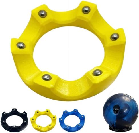 Bowling Ball Spinner Stand - 360°Smooth Rotating Ball Cup Holder,Balls Cleaner Rotation Cup Rotating Holder Ring,Universal Bowling Accessories for Optimal Performance,Cleaning & Polishing,Easy Grip in Saudi Arabia