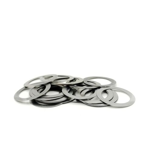 Thickness 0.3mm Stainless Steel Flat Washer Ultra Thin Gasket Precision Adjusting M3-M25 SUS304(7x12x0.3 (50Pcs)) in Saudi Arabia
