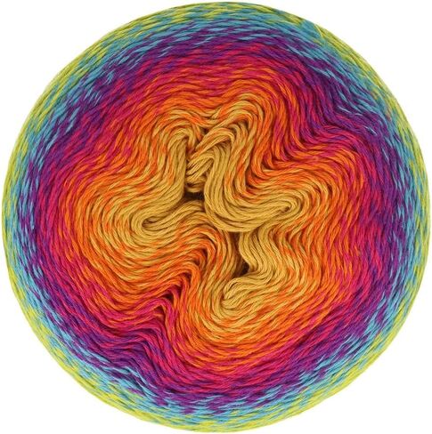 Scheepjes Whirl 1000m Yarn - Color 792 Rainbow المصاصة in Kuwait