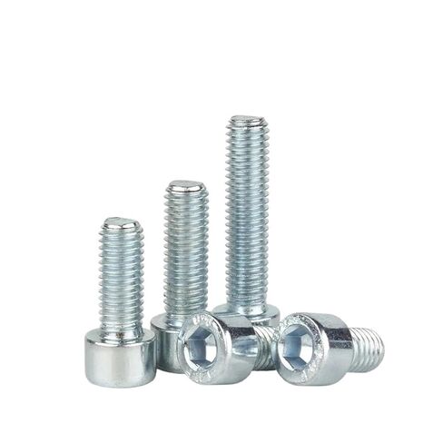 8. Grade White Zinc Plated Hexagon Hex Socket Cup Cap Bolts Full Half Thread Screws M3 M4 M5 M6 M8 M10(M8x90half 5pcs) in Saudi Arabia