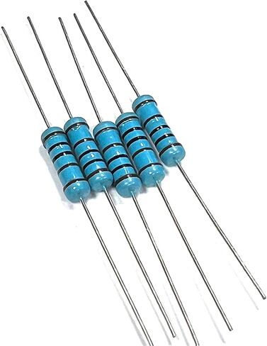 2W 1% 1R 10R 100R 1K 10K 100K 1M 10M 1 10 100 2.2 3.3 4.7 5.1 22 33 47 51 220 330 470 510 أوم R K 2R2 3R3 4R7 5R1 0.1R-10M 20 قطعة (MF 2W 12R 20 قطعة) in Kuwait