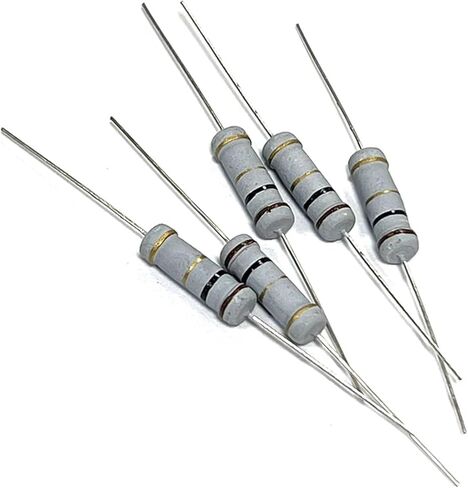 2W Carbon Film Resistor 0.1R 1R 10R 100R 1K 10K 100K 1M 0.1 1 10 100 R K Ohm 5% Resistance 0.1R~1M 20Pcs(CF 2W 1R8 20pcs) in Saudi Arabia