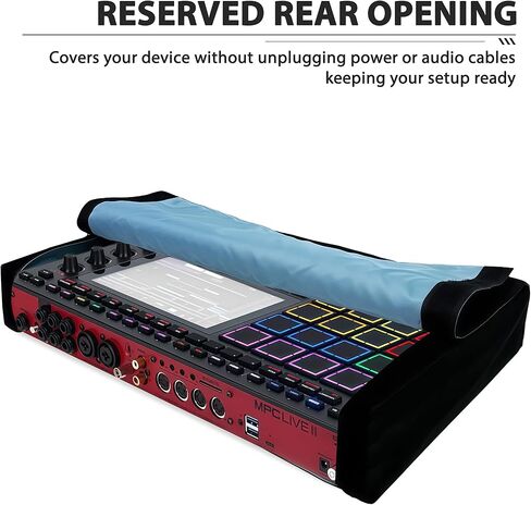 Premium Audio Workstation Cover Compatible with MPC Live III Dual-Layer Fabric with Hook-and-Loop Closure, Suitable for Studio and Home Production Daily Use in Saudi Arabia