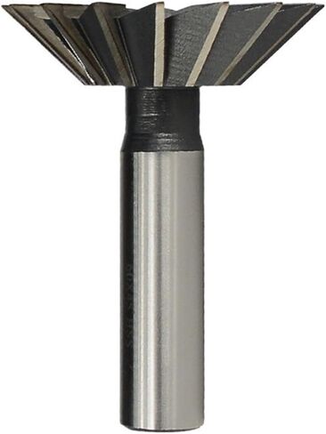 1pcs Carbide Dovetail Milling Cutter 45/55/60 Degrees HSS Straight Shank Dovetail Slot Cutter End Mill CNC Router Bit 10-60mm Cutting Diameter Dovetail End Mill(25x60Degrees) in Kuwait