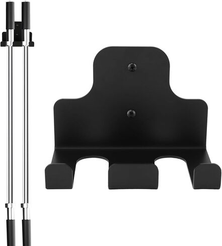 Barbell Wall Holder, Garage Gym Bar Wall Rack, Vertical Barbell Mount Rack, Space Saving Commercial or Home Gym Accessory,Holds Under 30mm Bar Size in Kuwait