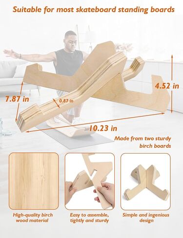 رف عرض لوحة Slack Slackline - حامل لوح توازن قوي قابل للفصل، ملحق تخزين ثابت يناسب لوح الوقوف مقاس 60 بوصة للتدريب على التوازن في الرياضة وفي الهواء الطلق in Kuwait