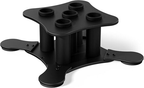 5-Slot Vertical Barbell Holder for 2-Inch Olympic Bars – Bar Storage Rack for Barbells, Curl Bars, Triceps & Hex Bars in Kuwait