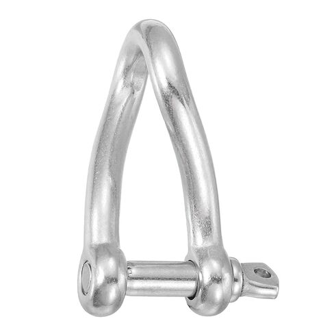 PATIKIL 316 Stainless Steel Twist Shackle 90 Degree 1/2" 12mm, Twisted Clevis with Screw Pin Marine Grade for Sailing Car Towing Outdoor Tents in Saudi Arabia