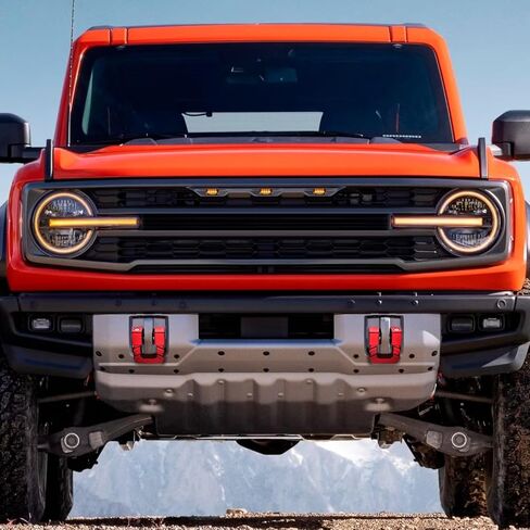WeiSen 2 حزمة 3/4 "D تكبل حلقة مع قوة كسر 7/8 دبوس 68000 رطل متوافق مع ATV UTV SUV على الطرق الوعرة وسحب المركبات (7075 ألومنيوم، أحمر) in Kuwait