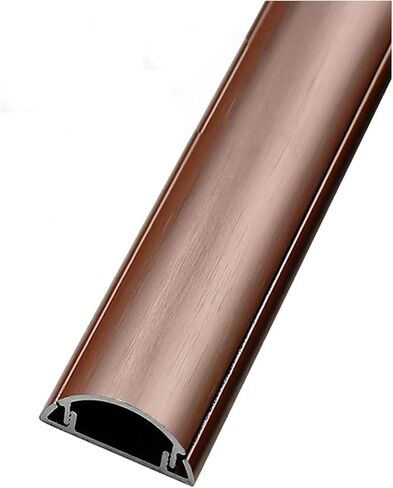 Floor Cable Cover,Aluminum Alloy,Half Round,Self-Adhesive Tidy,Decorative Wire Hider,1m Long, in Saudi Arabia