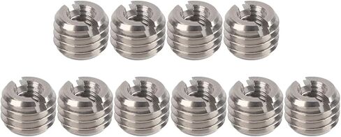 10pcs Self Tapping Thread Insert, 6mm Female Thread M4 X 0.7mm, Male Thread M... in Saudi Arabia