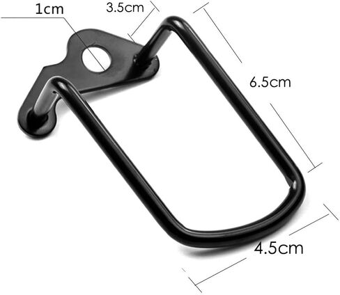 Black Universal Bike Bicycle Rear Derailleur Guard Rack Protector, Rear Gear Shifter Chain Guard in Saudi Arabia