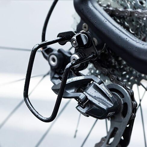 Black Universal Bike Bicycle Rear Derailleur Guard Rack Protector, Rear Gear Shifter Chain Guard in Saudi Arabia