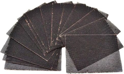 20 حزمة من شاشة تنظيف الشواية والشواية مقاس 5.5 × 4 بوصة، وسادة شبكية كاشطة معالجة بأكسيد الألومنيوم لموقد الحديد الزهر، وشواية المطاعم، وسطح مسطح من الفولاذ المقاوم للصدأ in Kuwait