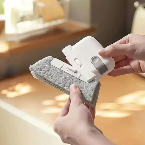 2-in-1 Detachable Window Groove Cleaning Brush, Plastic Gap Scrubber for Windows, Doors & Glass Tracks in Saudi Arabia