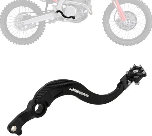 JFG Racing Dirt Bike Beike Foot Foot Pedal ، CNC دراجة نارية ذراع CRF250R 2004-2024/CRF450R 2005-2024/CRF450RX 2017-2024/CRF250RX 2019-2024-RED in Kuwait